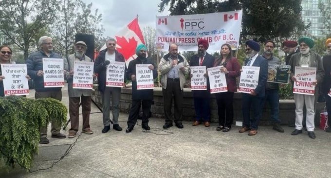 Punjab-origin journalists in Canada pledge to fight repression