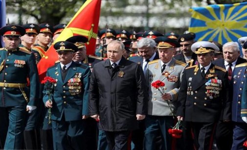 Putin defends military action in Ukraine at Russia’s Victory Day parade