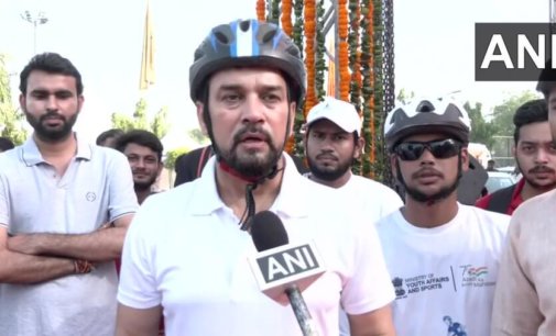 Anurag Thakur launches nationwide ‘Fit India Freedom Rider Cycle Rally’