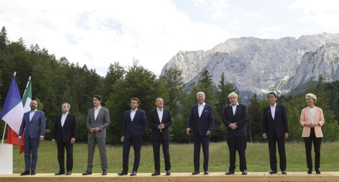 G7 leaders mock Russian President Putin over shirtless, bare-chested, horse-riding picture