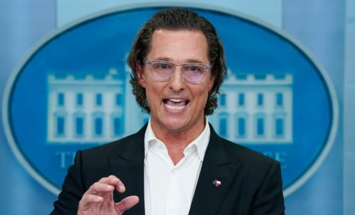 Oscar-winning actor McConaughey makes emotional plea for gun legislation at White House