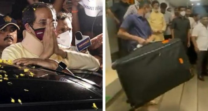Uddhav Thackeray leaves official residence Varsha for family home amid Maharashtra crisis