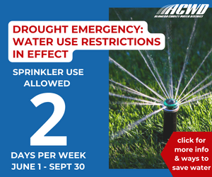DROUGHT EMERGENCY - WATER USE RESTRICTIONS