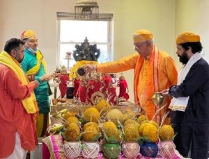 hindu Mandir navgraha pujja