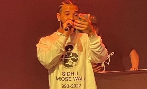 Drake pays tribute to Sidhu Moose Wala at a concert