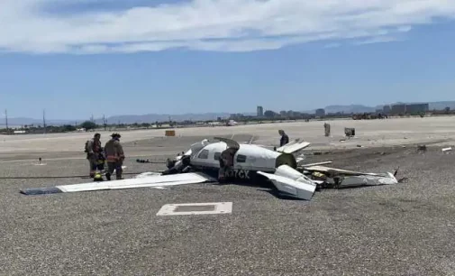 Four killed after small planes collide mid-air in US Nevada