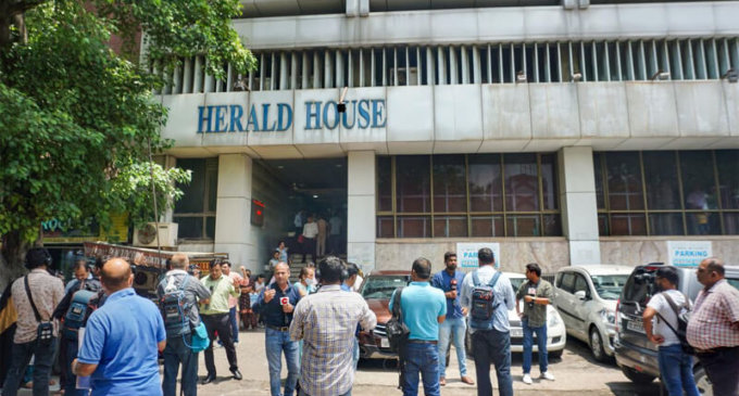 Delhi: ED seals Young Indian office in Herald House building
