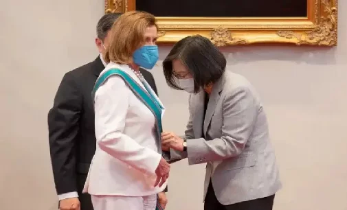 Pelosi meets Taiwan’s President, says US will always support Taipei