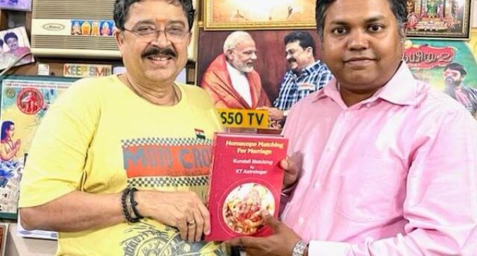 California based Software Engineer releases Astrology Book in Chennai