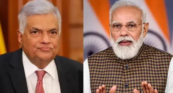 Sri Lankan President Wickremesinghe thanks PM Modi for India’s support to his country