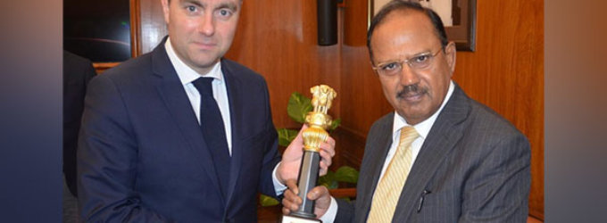 NSA Doval discusses security-issues with visiting French Defence Minister