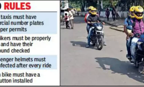 Commercial number plates mandatory for app-bikes in West Bengal