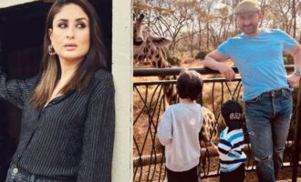 Kareena Kapoor Khan posts brand new picture of Saif from Africa